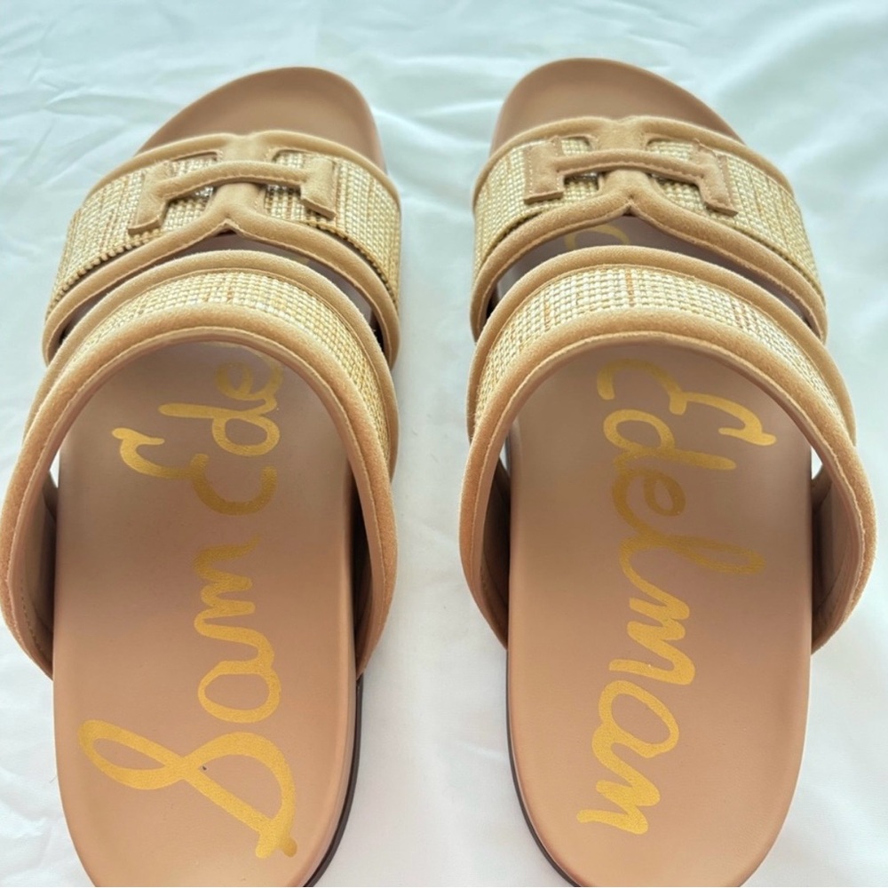 Sam Edelman Tan and Gold Women's Sandals - Picture 4 of 4